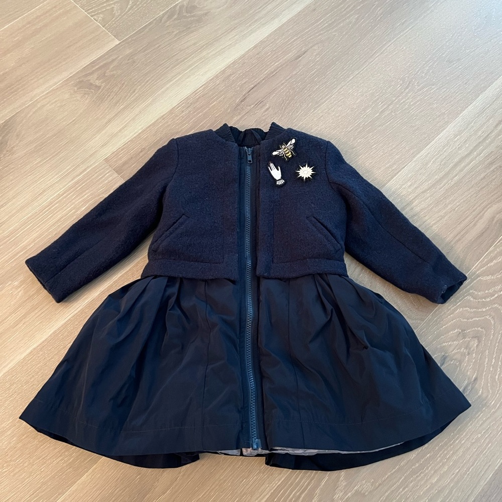 Kids No Added Sugar wool coat